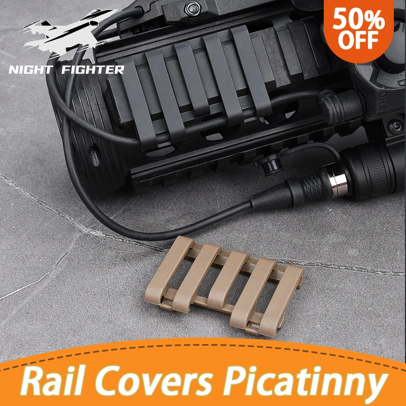 

Tactical Picatinny Rail Cover PEQ15 DBAL M300 M600 Pressure Switch Wire Holder CQBL NGAL Airsoft Hunting Rifle Accessories