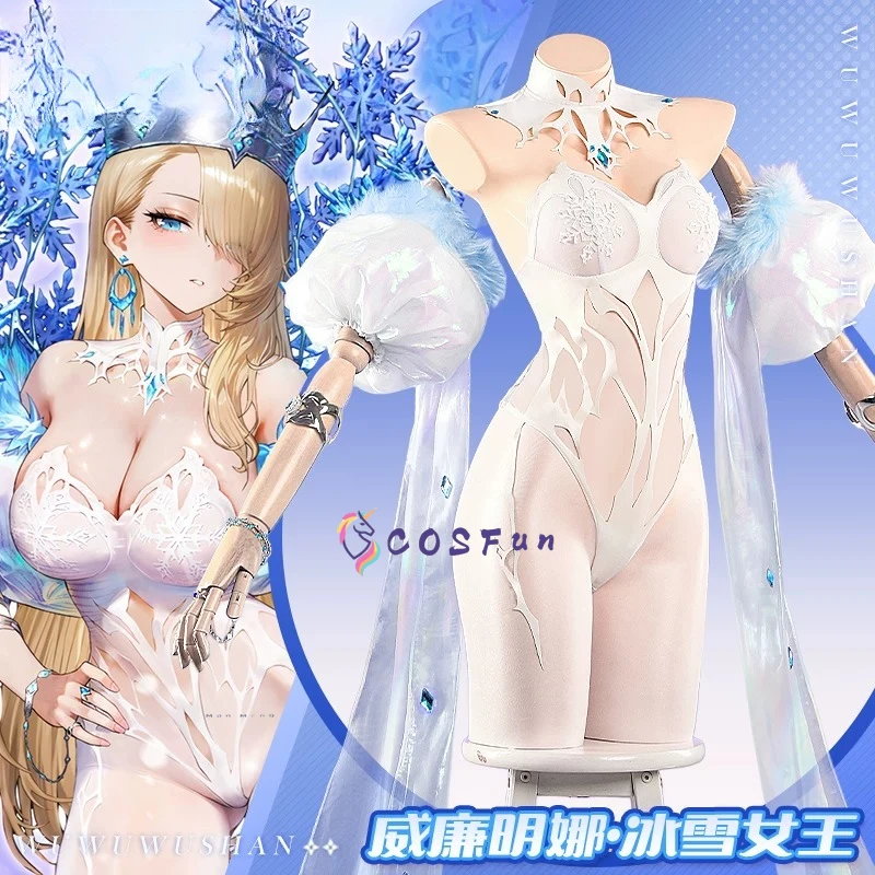 

Brown Dust 2 Wilhelmina Cosplay Costume Role Play Women Girls Sexy Elegant Halloween Party Dress Suit Full Set COSFun