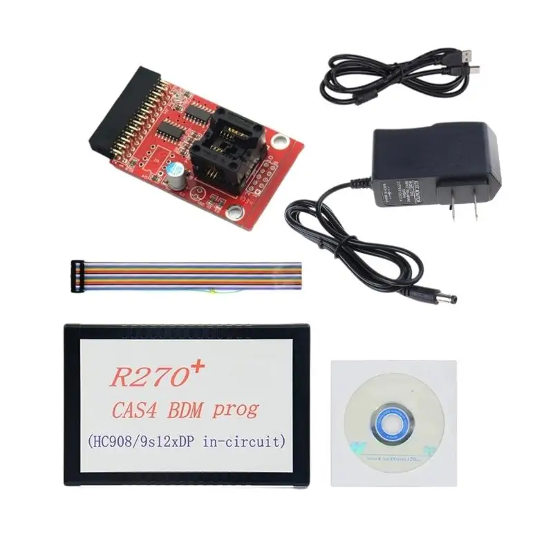 

02DE Высокоэффективный программатор R270 + для CAS4 R270, оптимизация автоключей и калибровка одометров, настройка автомобильной