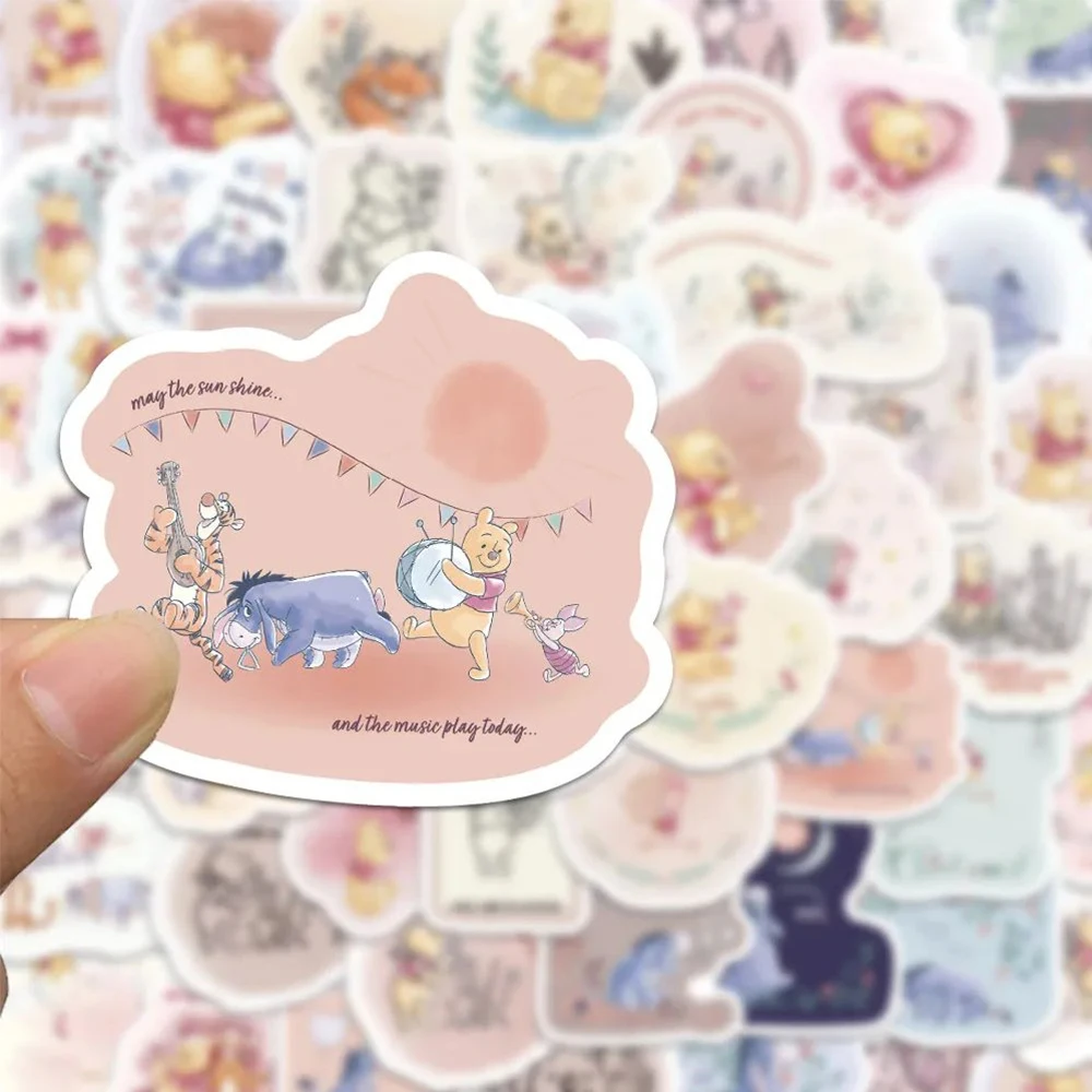 

10/30/50pcs Disney Winnie The Pooh Stickers Anime Cute Cartoon Decals DIY Motorcycle Suitcase Phone Graffiti Sticker Fun for Toy