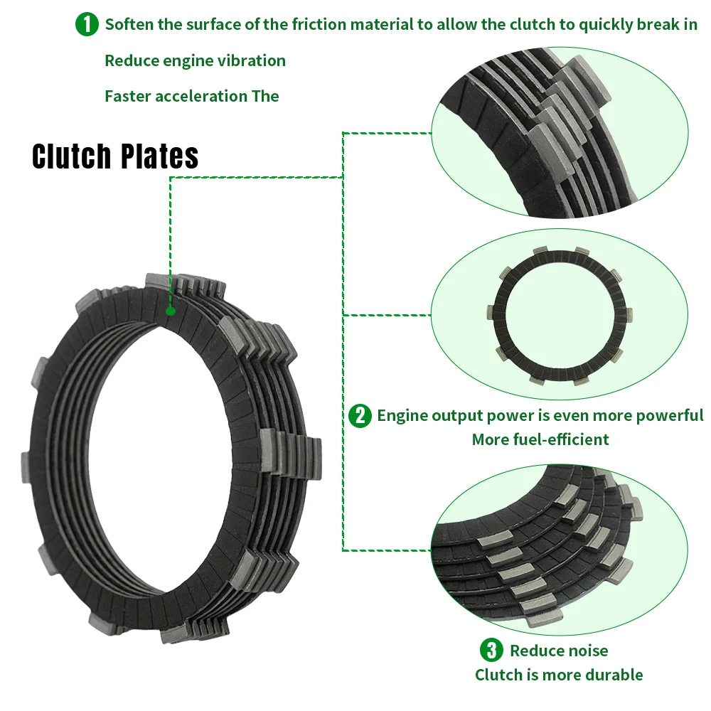 For FourTrax 300 TRX300 TRX300FW 4x4 2x4 1988-2000 FourTrax Foreman 350 TRX350D 4x4Clutch Kit Heavy Duty Springs & Cover Gasket