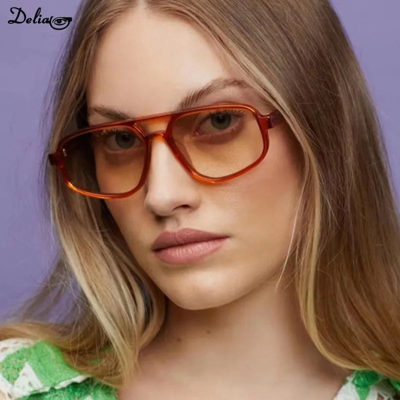 Polygon Sunglasses Women Luxury Brand Cat Eye Glasses Men Designer Gradient Shades for Women UV400 Lentes De Sol Mujer