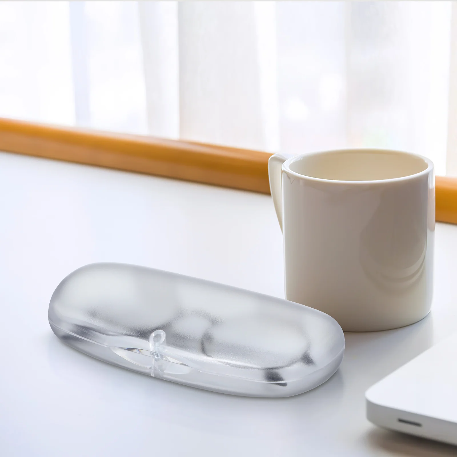 

3 pcs Lightweight Glasses Storage Case Durable Plastic Frosted Eyeglass Box Portable Spectacle Holder For Travel Gift