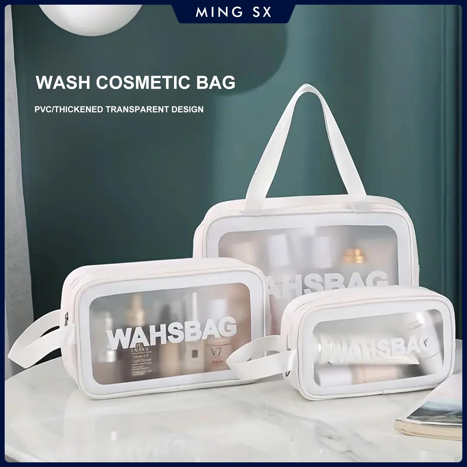 Portable Makeup Tools Make Up Bag Waterproof Lipstick Powder Travel Duffle Totes Cosmetics Shampoo Shower Gel Storage Bag Set