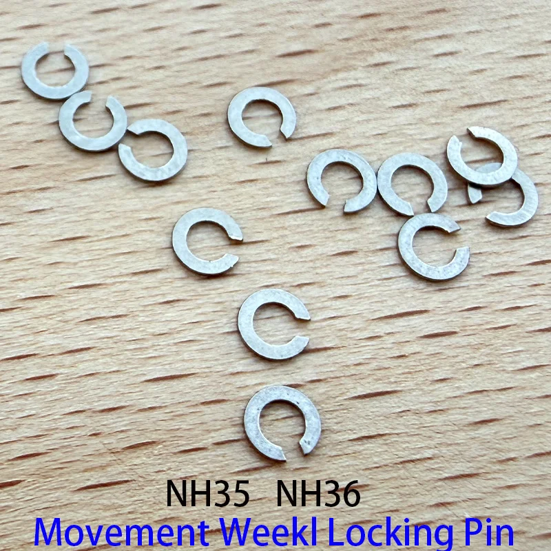 Suitable For NH35 Movement NH36 Movement Weekly Locking Pin Snap Ring Pressure Plate Brand New Watch Movement Accessories