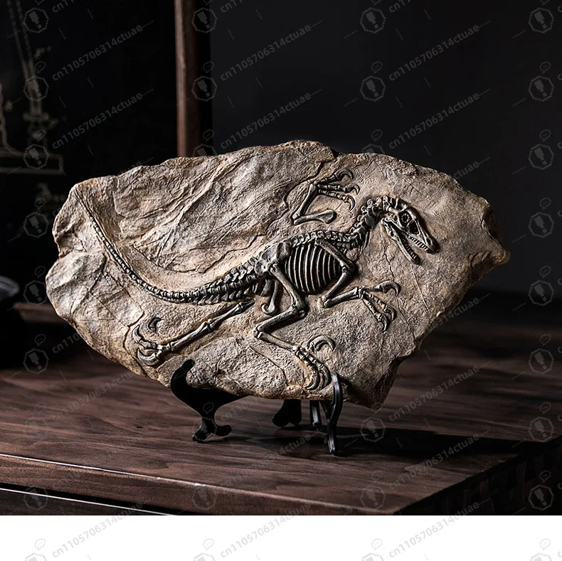 

Dinosaur Fossil Resin Crafts, Exquisite Modeling, Suitable for Home & Garden Decoration, Great as Home Gifts