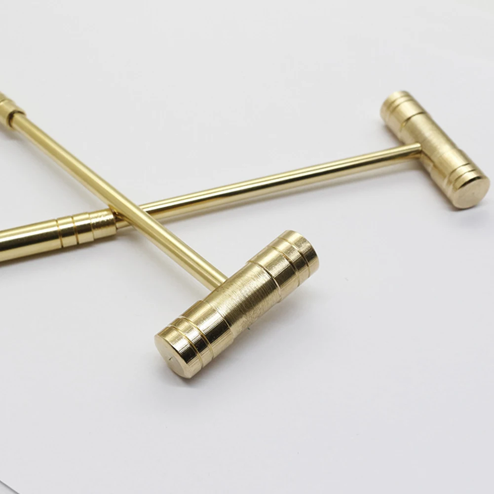 175mm Small Brass Hammer 1pcs Copper Detachable Handle For Clock Watch Repairing Hammer Precision Installation Brand New