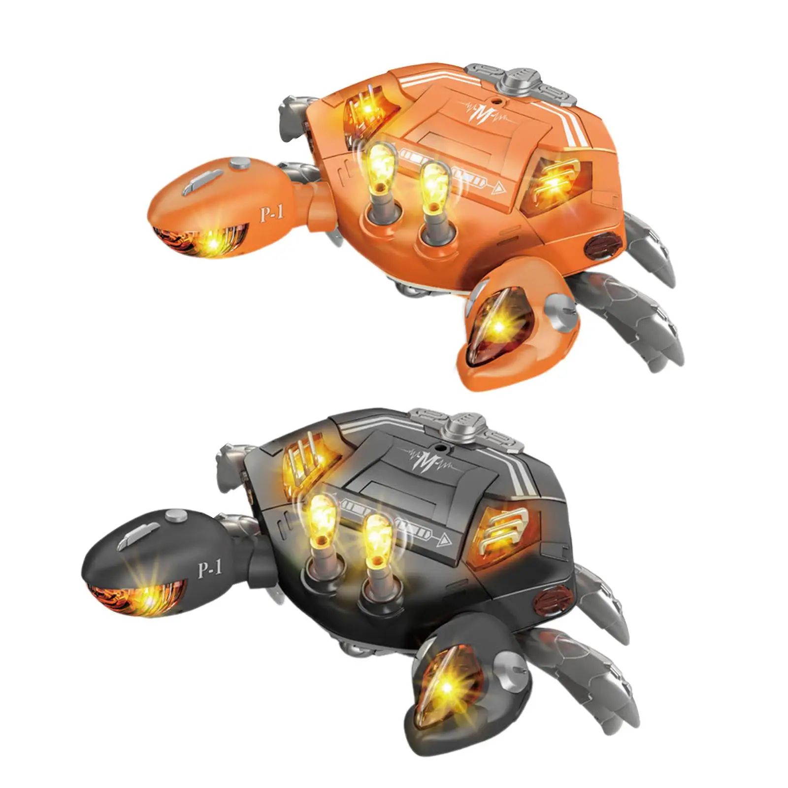 Granchi elettrici Giocattolo 9-12 Pancia Tempo Giocattolo strisciante Giocattoli per bambini 12-18 mesi Giocattoli per bambini 6-12 con musica leggera Giocattoli musicali Regali per bambini