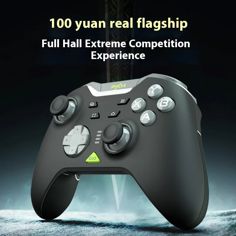 PXN P5B Cheng Ying Gamepad 3 Mode Wireless Hall Magnetic Rocker Bluetooth Computer Game 1000Hz Custom PC E-sports Gamepad Gifts