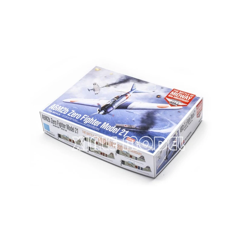 

Academy Mitsubishi A6M2b Zero Fighter Model 21 The Battle of Midway 80th Anniversary 1/48