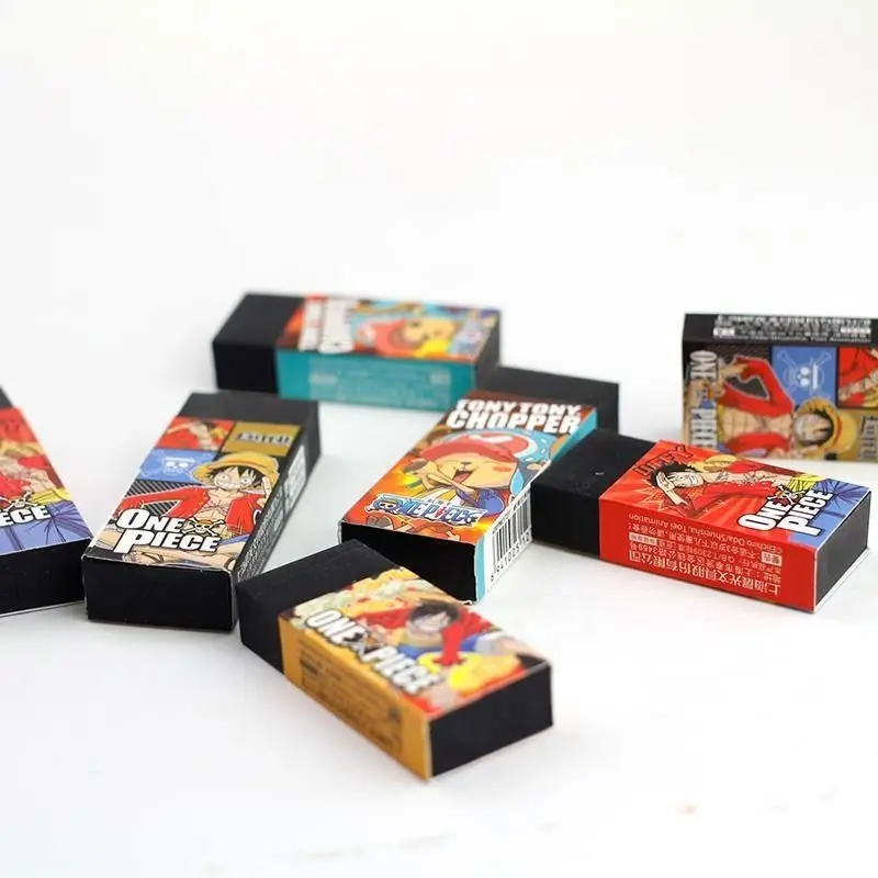 Uma peça de borracha preta estudante ferramentas de desenho borracha criativo padrão dos desenhos animados papelaria pequeno exame portátil especial