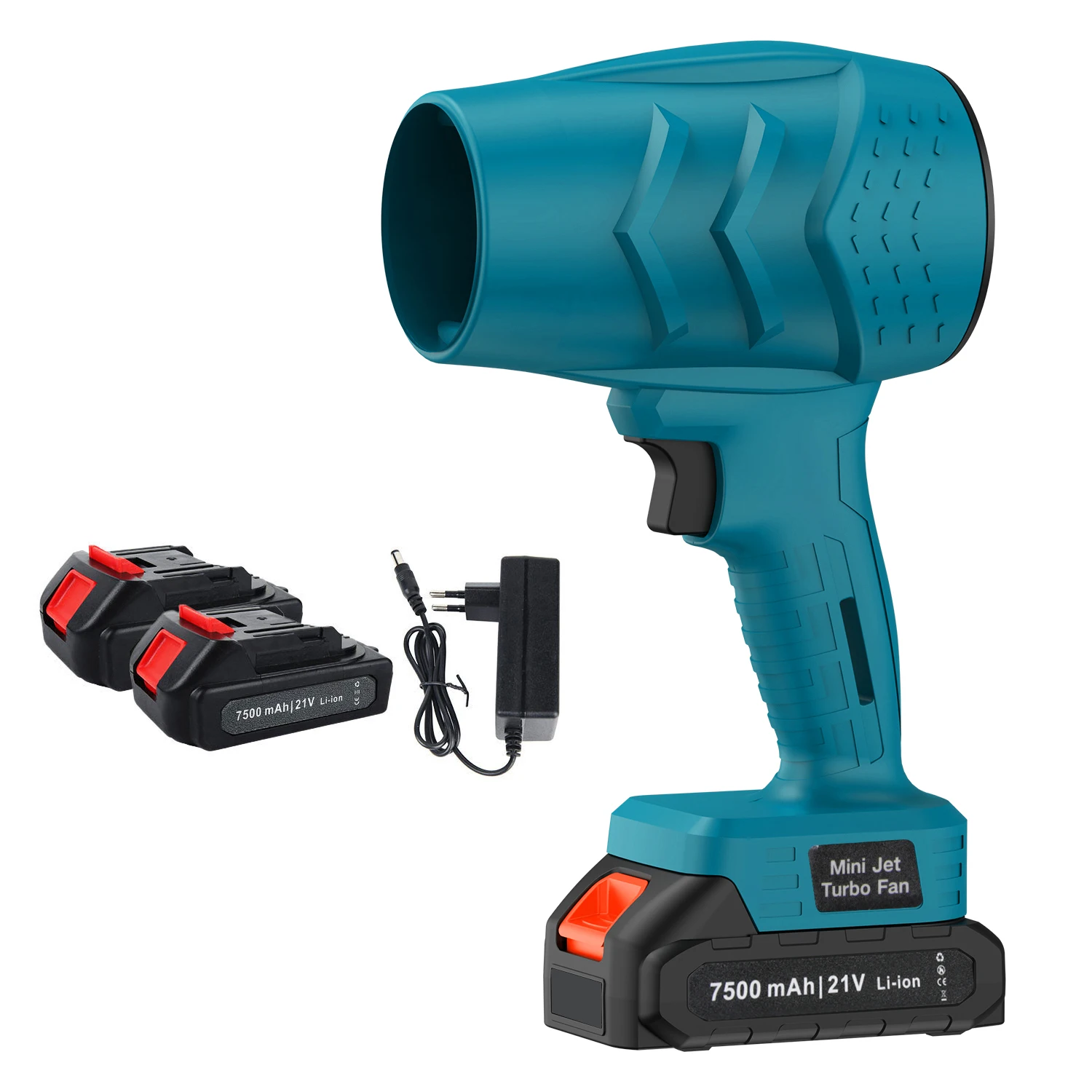 Ventilador Turbo de alta potencia de 120 km/h, sopladores de aire eléctricos, ventilador de chorro, soplador de hojas portátil, herramienta de polvo de hojas de nieve para batería Makita