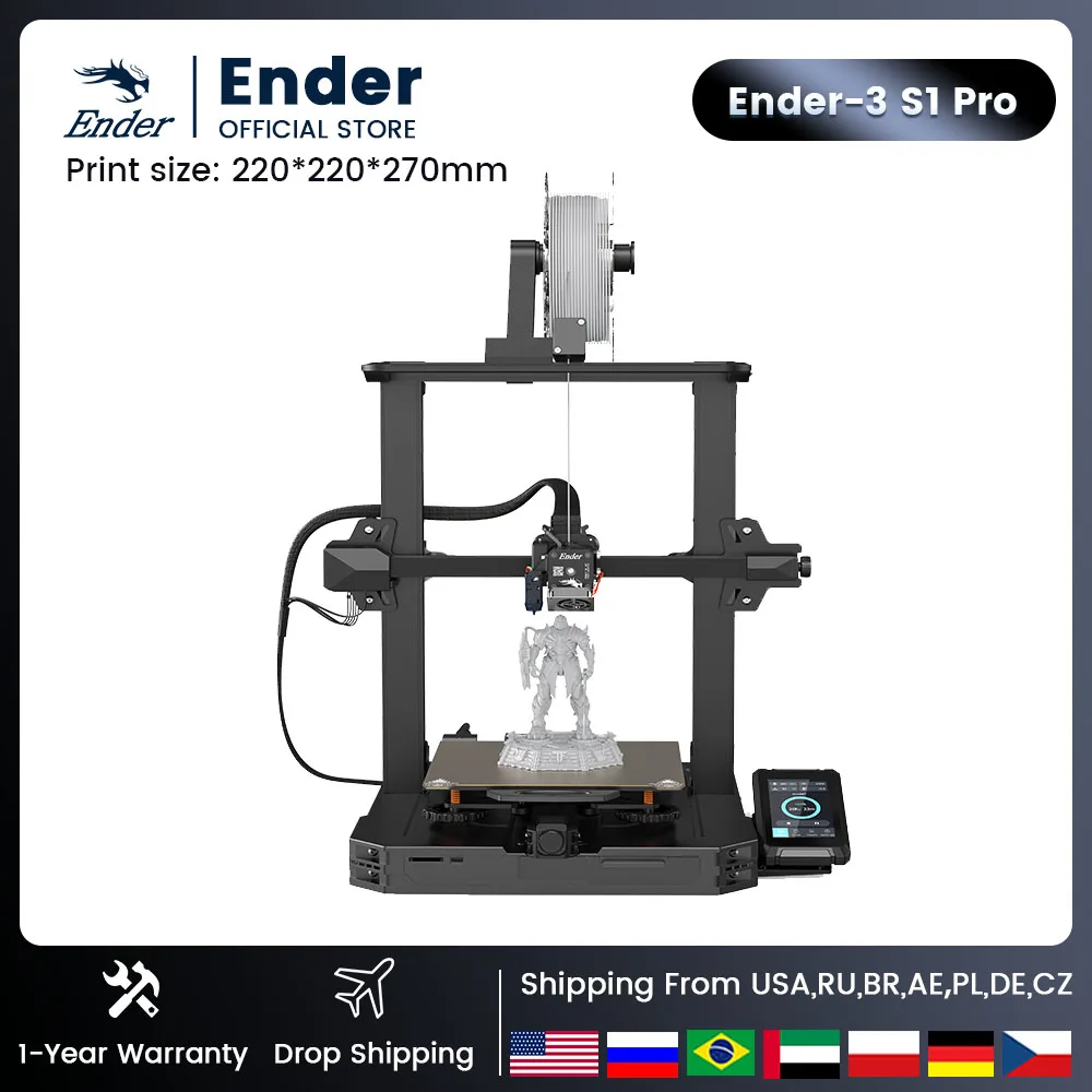 Creality-Ender-3 V3 KE SE Versão Atualizada, Ender 3 S1 Pro, Ender-3 Neo, Ender-3 Series, Impressoras FDM