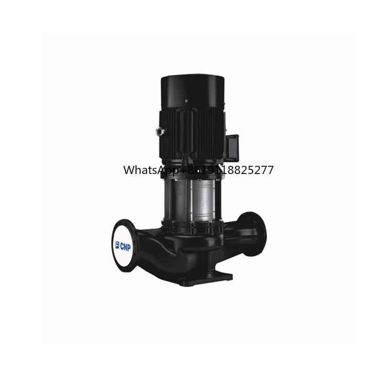 30Kw-132Kw Vertical Inline Circulation Water Pump for Water supply systems,Piping Booster Pump with Flow Range of 150-750m3/h