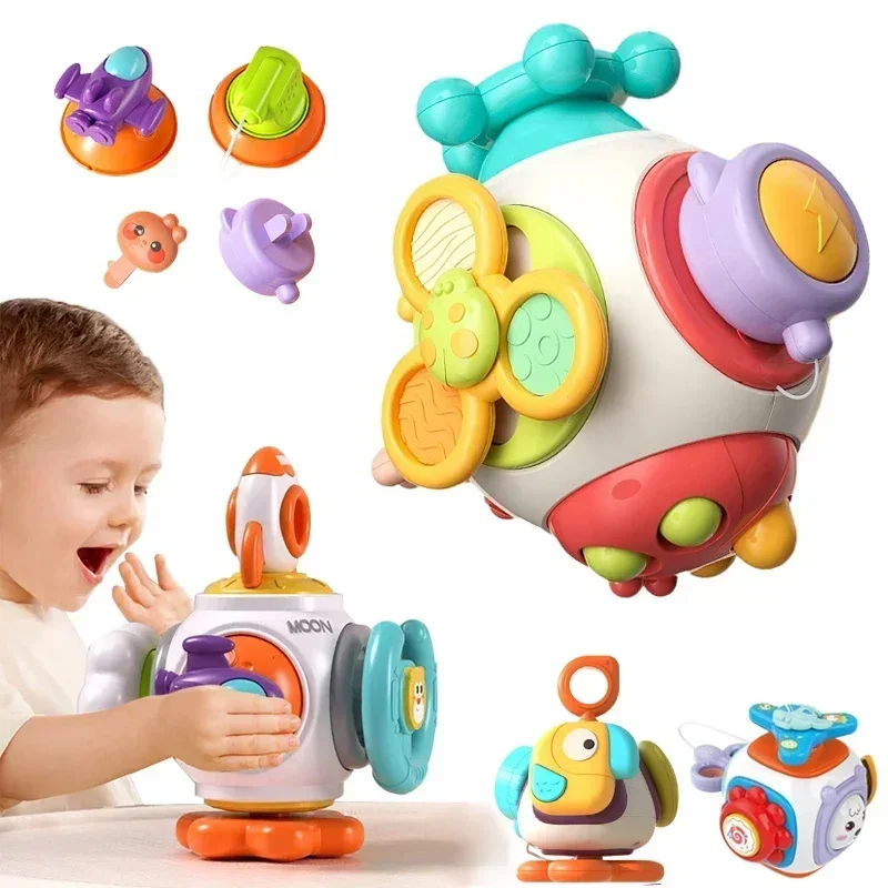 Infant Puzzle Early Education Toys Multifunctional Busy Ball for Montessori Baby Training Busy Hand Grasping Ball Baby Busy Ball