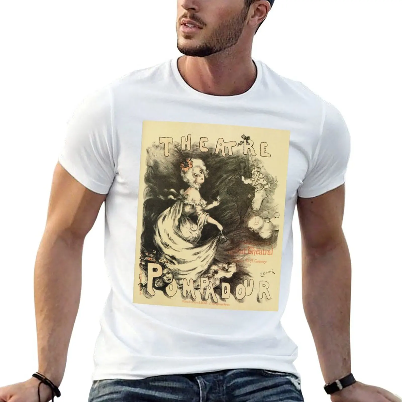 

Vintage 1898 French theatre advertising T-Shirt t shirt for man man t shirts for men man t shirt designer T-shirt