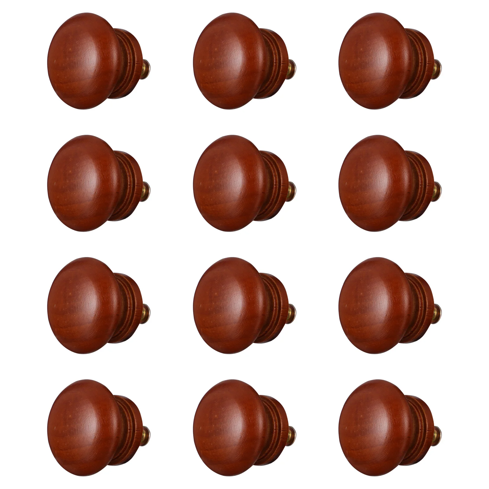 

12Pcs Round Wood Drawer Pull Handles Cabinet Cupboard Furniture Knobs Replacement for Home Use Cabinet Handle Drawer Knob