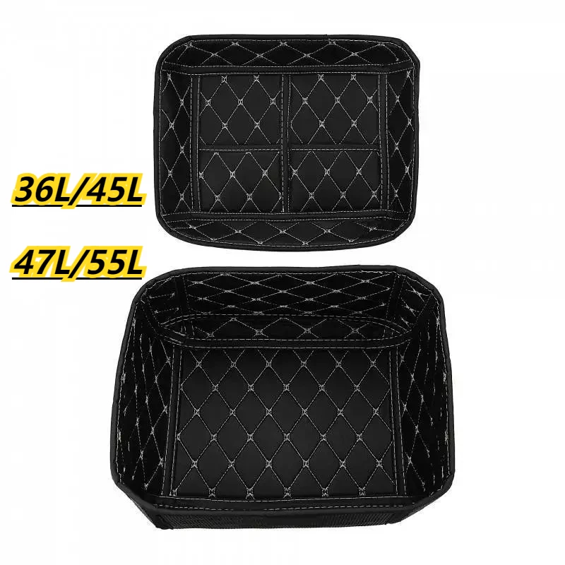 

Универсальный квадратный ящик для багажника мотоцикла, универсальный хвостовой ящик для электромобиля, съемная подушка, внутренний вкладыш 36 л/45 л/47 л/55 л