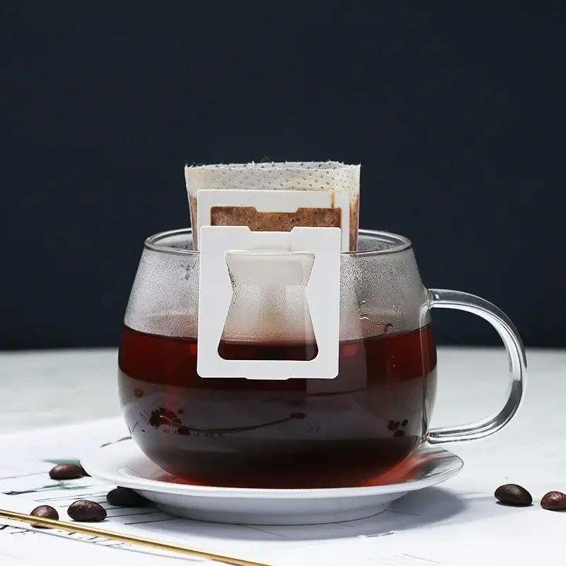 50PCS/Portable Coffee Filter Bag - Disposable drip coffee bag with ear - for travel, camping, home, office, kitchen accessories