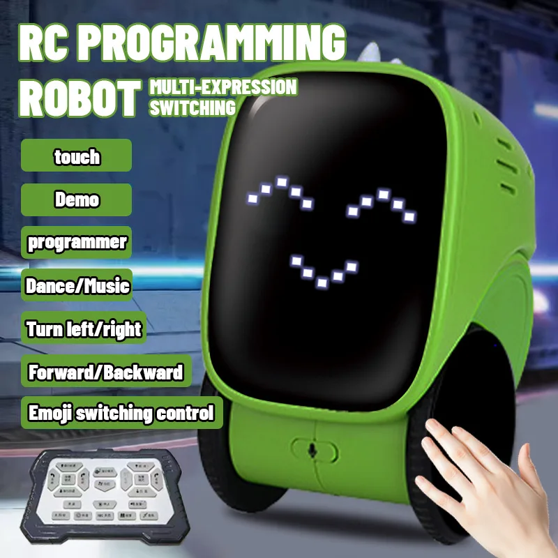 robot-intelligente-con-funzione-di-ricarica-controllo-vocale-registrazione-dialogo-induzione-touch-educazione-precoce-programmazione-e-gioco-interattivo-per-bambini