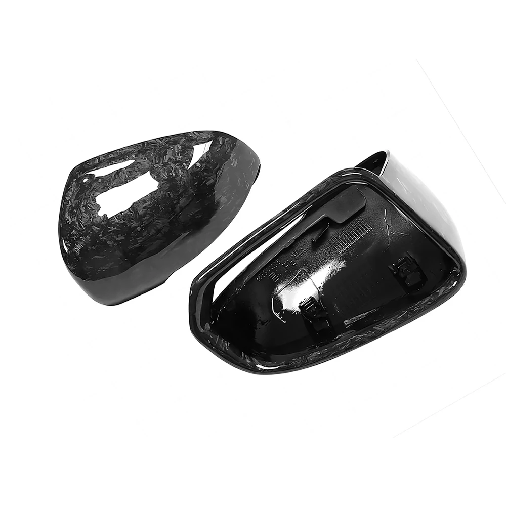 Replacement Rearview Side Mirror Covers Cap For Volvo S60 V60 C40 S90 OEM Style Forged Carbon Fiber Casing Shell