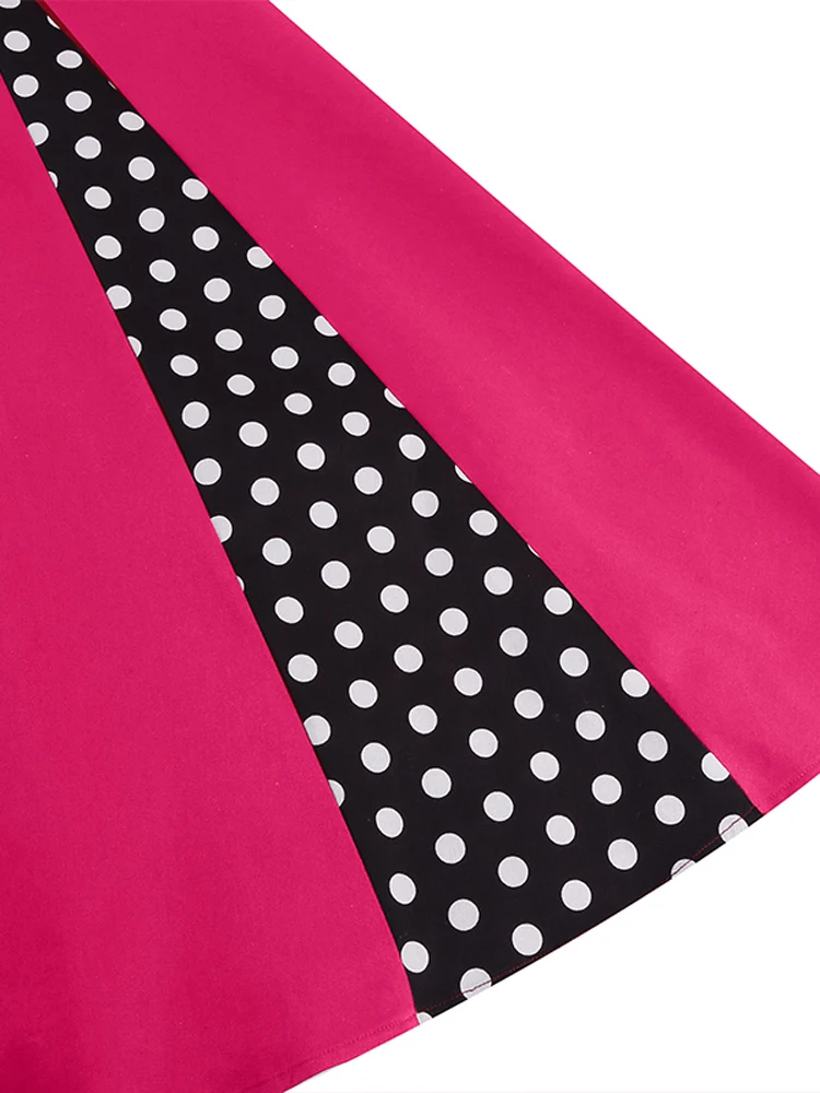 Tonval Sweetheart Neck Spaghetti Strap Double Breasted Long Dress 50s Pinup Vintage Polka Dot Women Party Sexy Dresses