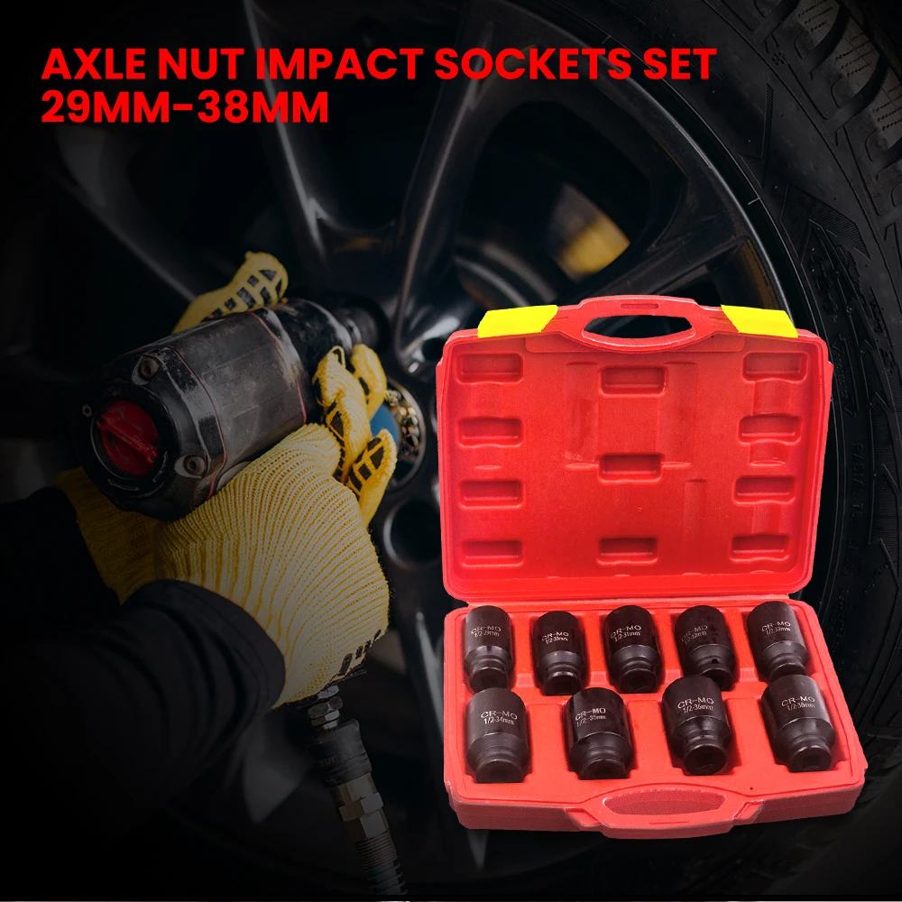 9X Deep Impact Socket Set 1/2