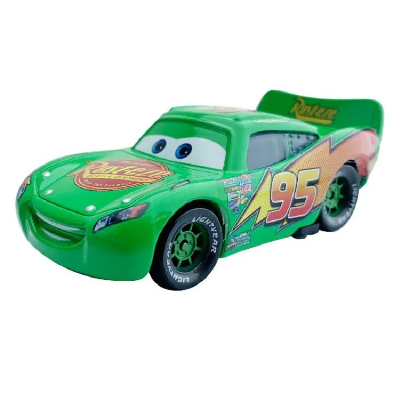 Disney-Pixar 2 Toy Car para Crianças, McQueen, Jackson, Tempestade, 1:55, Metal Fundido, Liga, Modelo, Presente de Aniversário, Natal, Novo