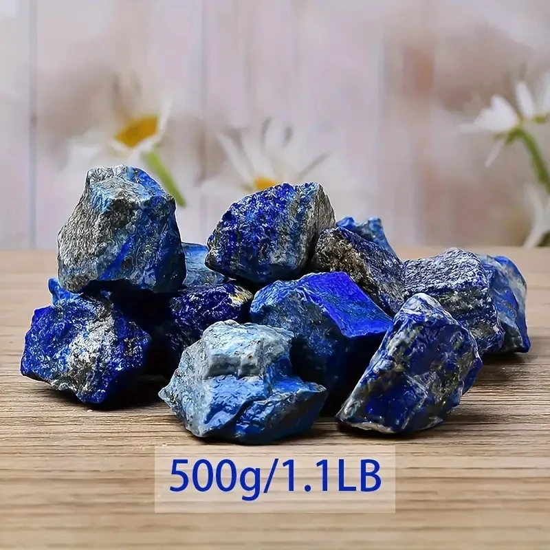 Natural Lapis Lazuli Aromatherapy Rough Gem Grinding Cutting Carving  rolling Jewelry Technology Home Decoration Aquarium Decora