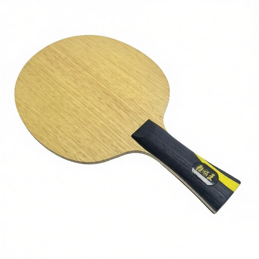 

Настольная теннисная ракетка Lemuria Handmade Q968 Wang Chuqin Hurricane Wang, 5-слойное дерево, 2 слоя углеродного волокна, атакующее основание для пинг-понга