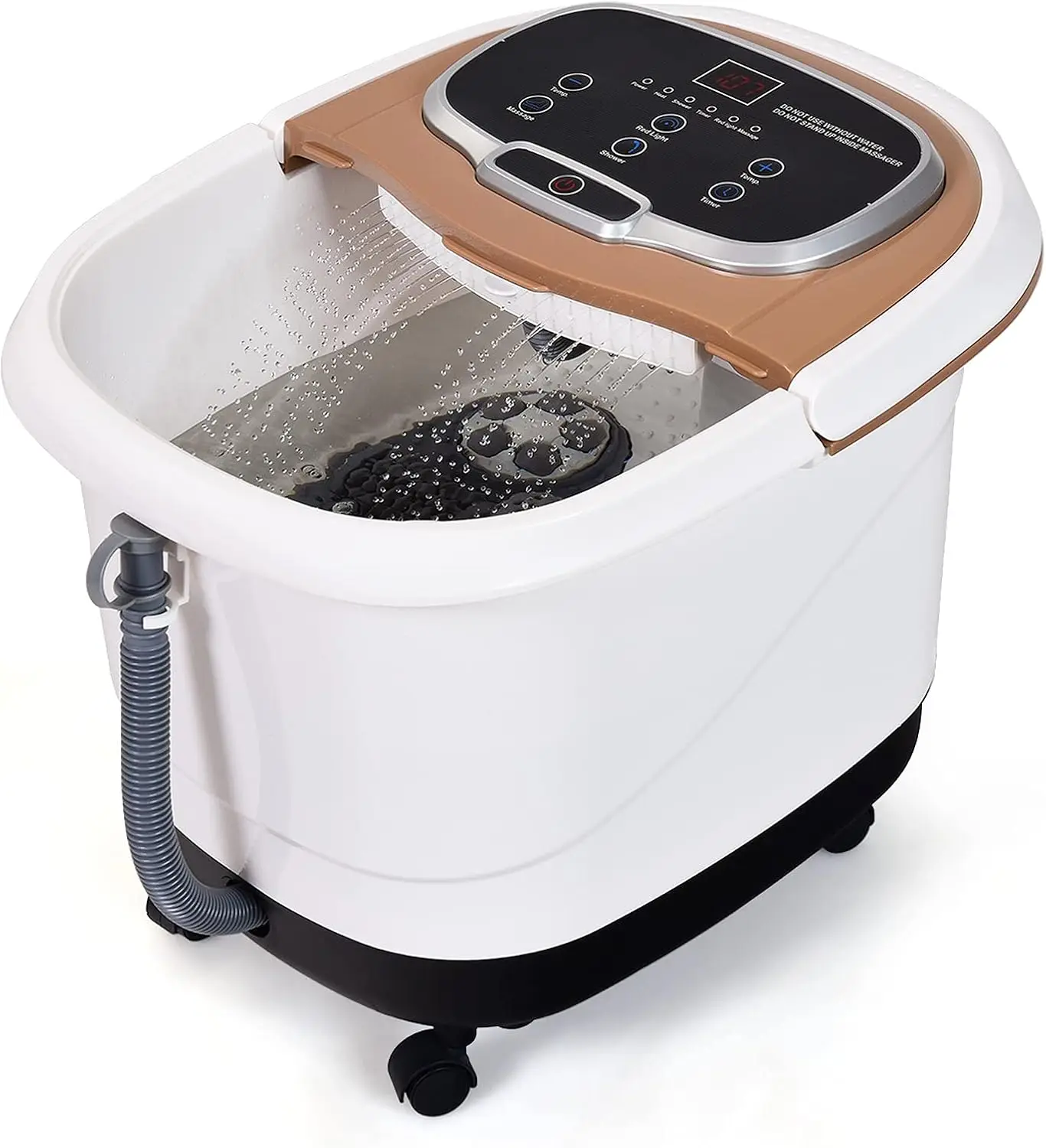 OEM ODM Portable Relax Foldable Soaking Bucket Basin Bowl Silicone Pedicure Foot Massager Foot Spa Bath