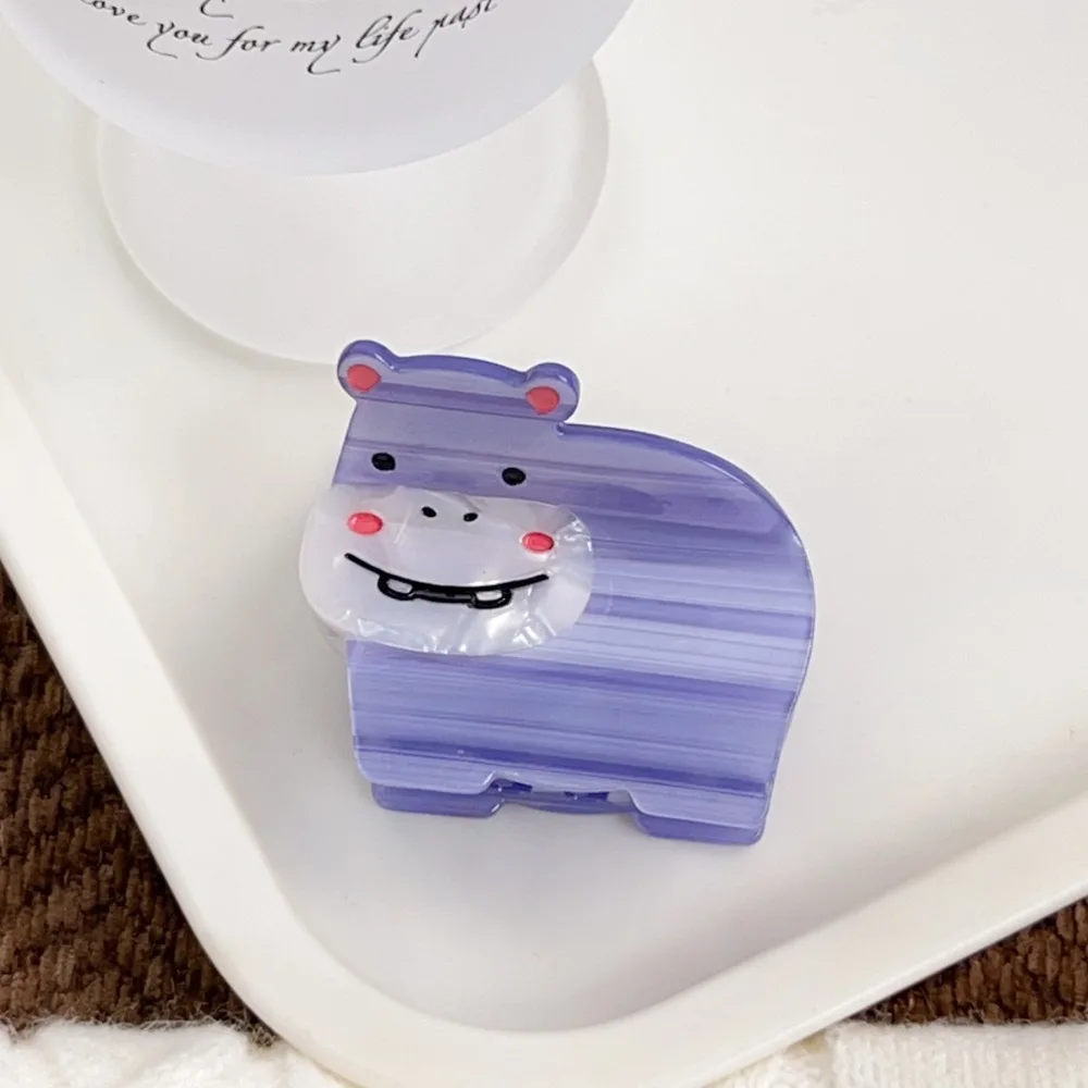 Fashion Acetic Acid Acetate Penguin Hair Claw Sheep Y2k Cartoon Hair Clip Love Bear Hair Accessories Shark Clip Daily