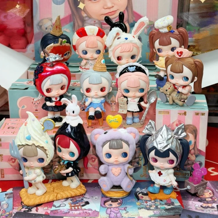 Original POPMART TinyTiny Act 1 Sugar Therapy Room Blind Box Anime-Figur Sammlerstück Spielzeug Tischdekoration Geschenk Überraschungstasche – Detail 5