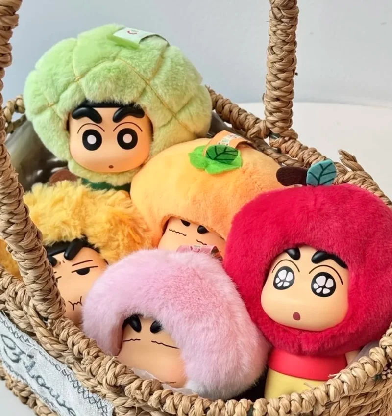 

Милый подвесной орнамент, слепая коробка, игрушка, подарок на день рождения для женщин, кавайный карандаш Шинчан, фруктовый дом, серия, украшение для рабочего стола