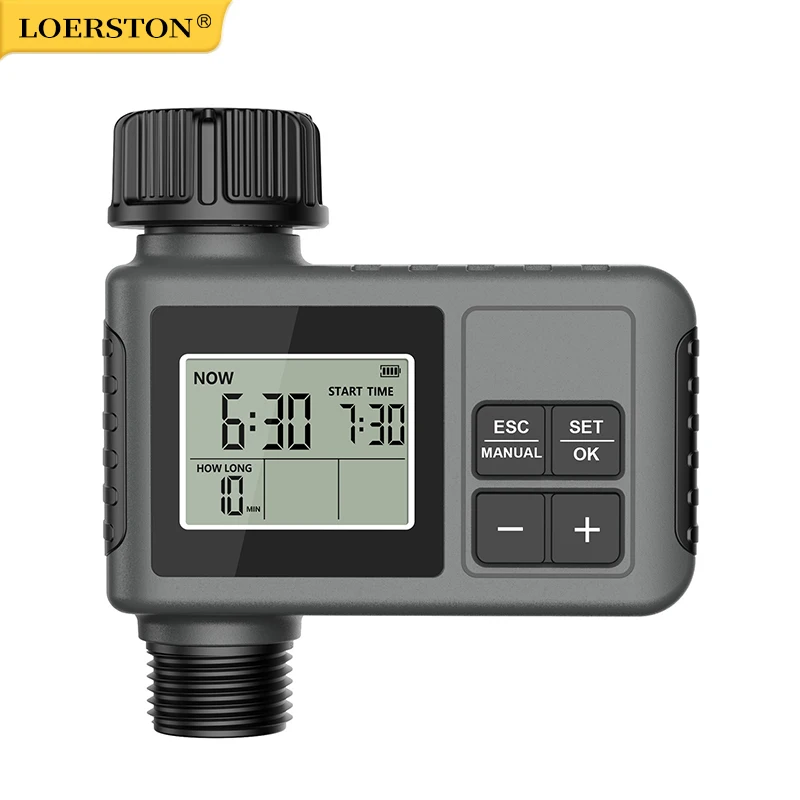 Automatic Water Timer Intelligent Irrigation Watering System Sprinkler Timer Garden Programmer Equipment IPX7 LCD Display
