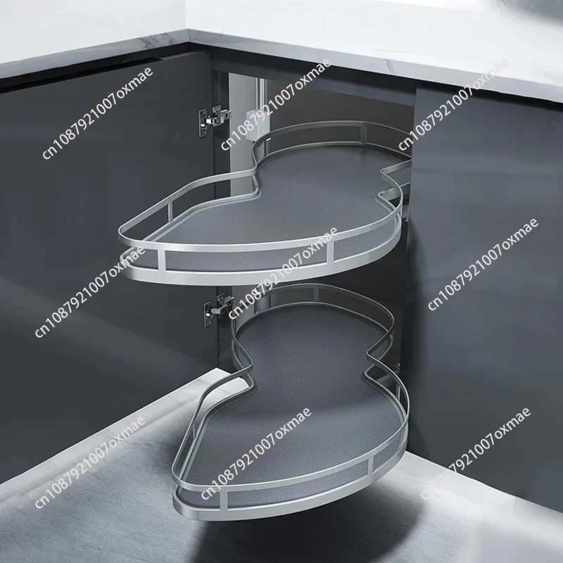 ماجيك الفول السوداني سوينغ صينية سحب المطبخ سوينغ الزاوية سلة التخزين كسول سوزان سلة التخزين #1