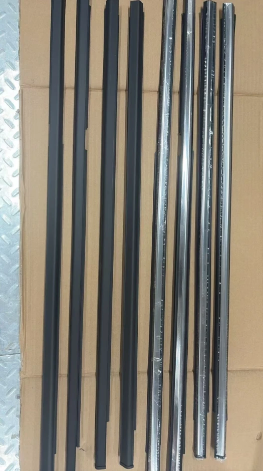4 Pcs Black or Chrome Outside Glass Rubber Belt Line for Lancer CY CX Window Weatherstrip for Fortis Evo 5727A005