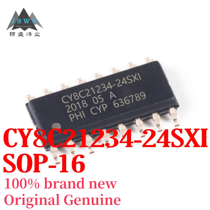 

（5/50 pcs）CY8C21234-24SXI CY8C21234 SOP16 Microcontroller Chip Brand New Authentic Fast Shipping Free Shipping