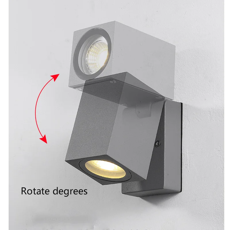 

Waterproof LED Outdoor Wall Light Super Bright Porch Lights for Balcony Courtyard Staircase Shop Door