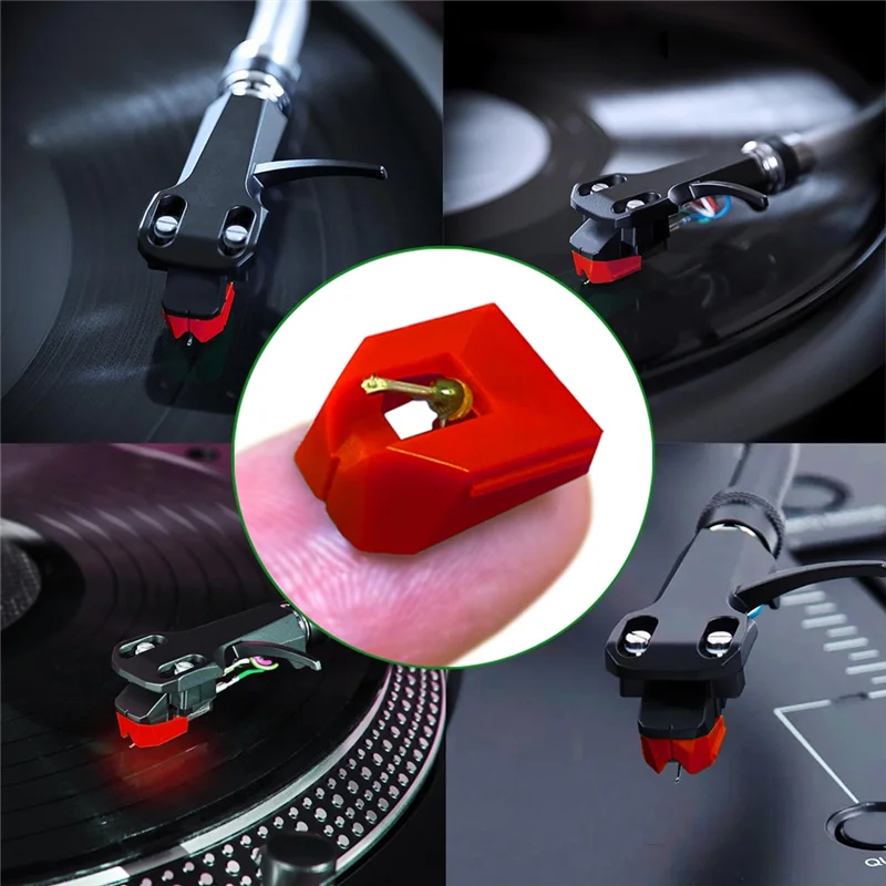 AT-VMN95E Elliptical Turntable Stylus Replacement, Diamond Record Player Needle For Audio-Technica AT-LP120X-ABVP
