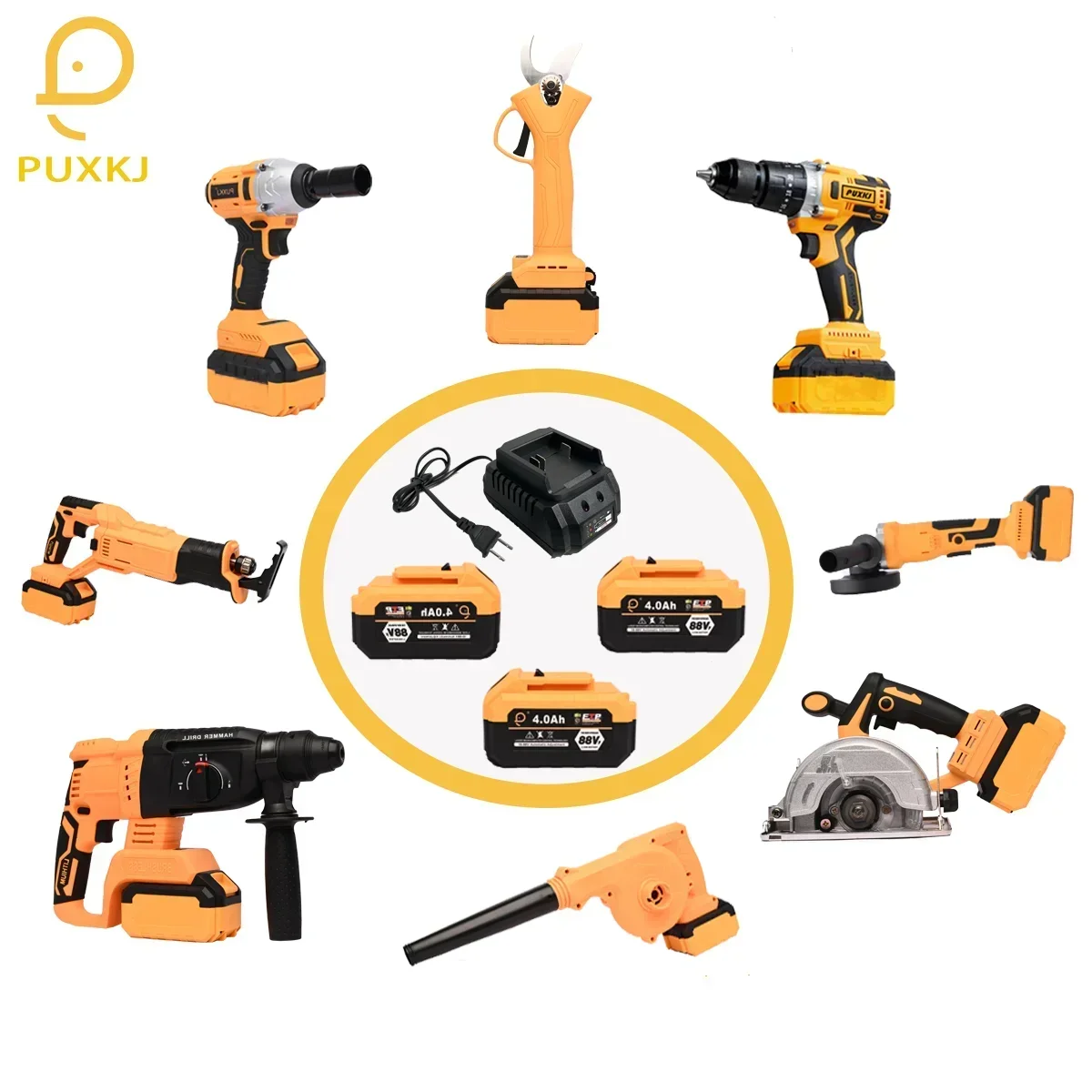 Factory China Brushless Blower Saw Grinder Impact Wrench conjunto de ferramentas cordless combo power tool combo kits