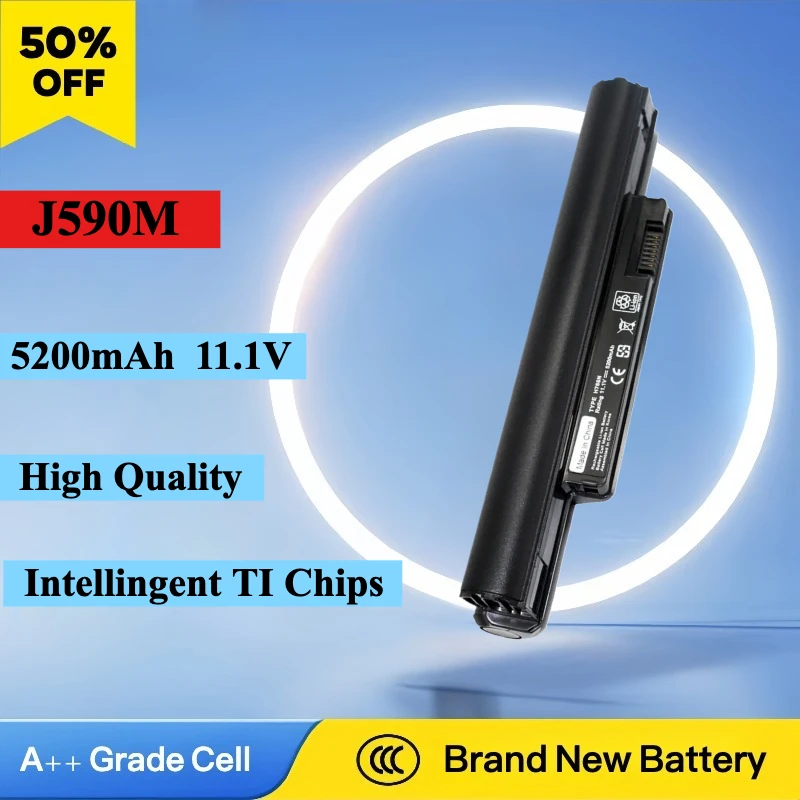New J590M 10.8V 5200mAh Battery For Dell Inspiron Mini 10 1010 1011 1110 11z P03T001 PP19S H766N PP19S H766N K713N T745P N533P