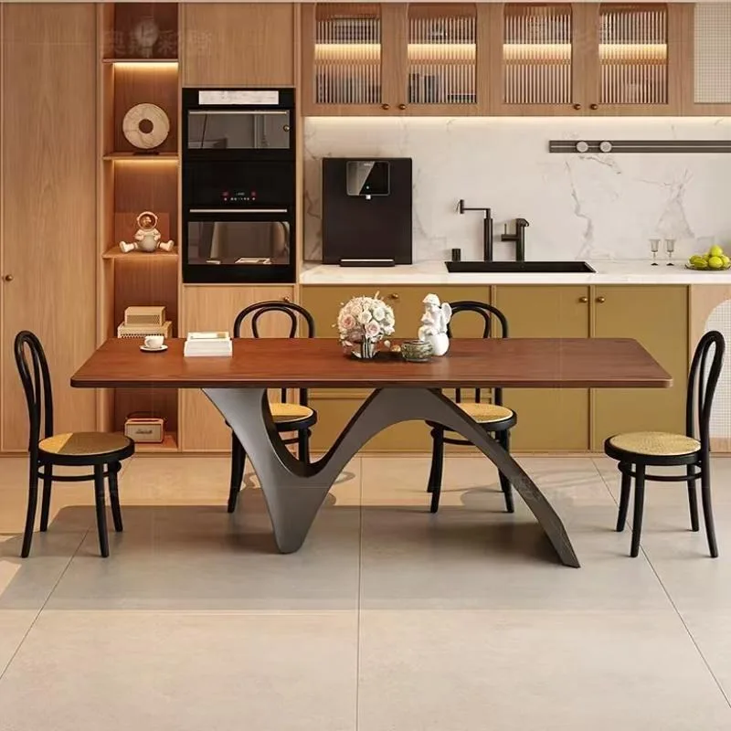 French antique table legs bracket rock slab table legs designer fashion creative office desk foot large board table rack