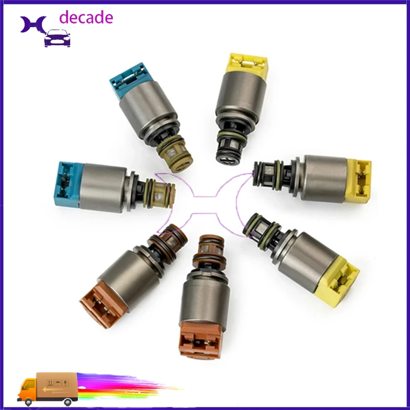 6HP21 6HP28 6HP34 1068298046 Solenoid Valve 7 Kit For Audi A6 A8 Q7 BMW X3 X5 Jaguar Land Rover Transmission 100% Original