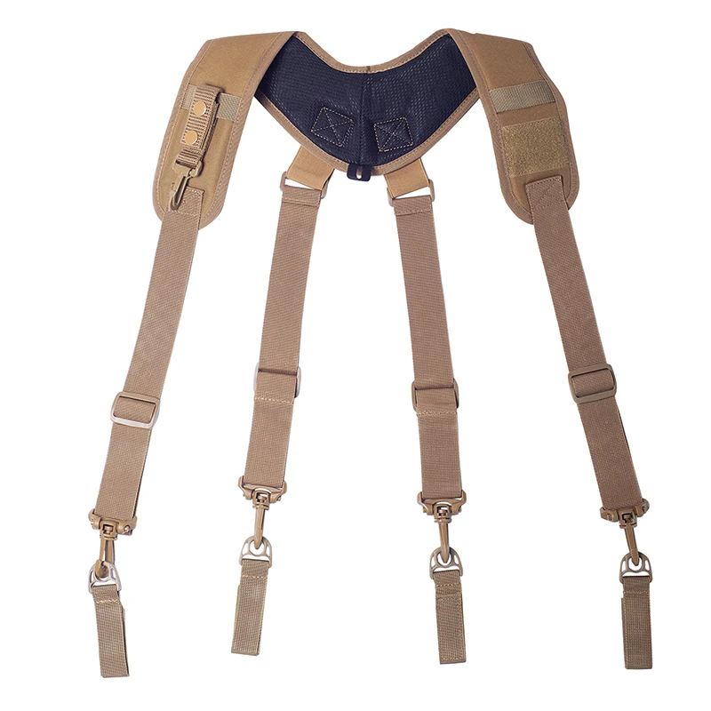 Outdoor Adjustable Equipage Suspender Type Tactics Braces New Suspenders Men Duty Belt Harness Combat Readiness Strap