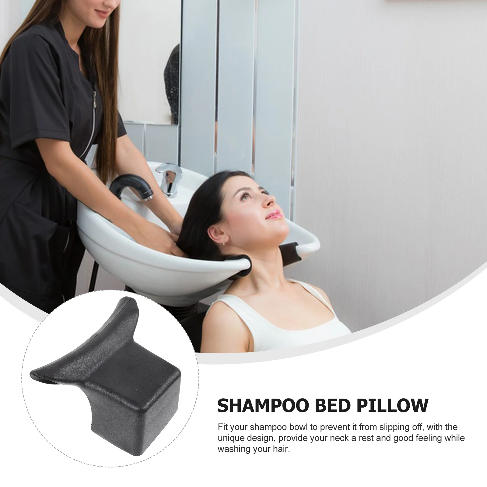 Heel Water Proof Shampoo Pillow Warm Lumbar Binder Pvc Nest Rest for Salons Head Safe