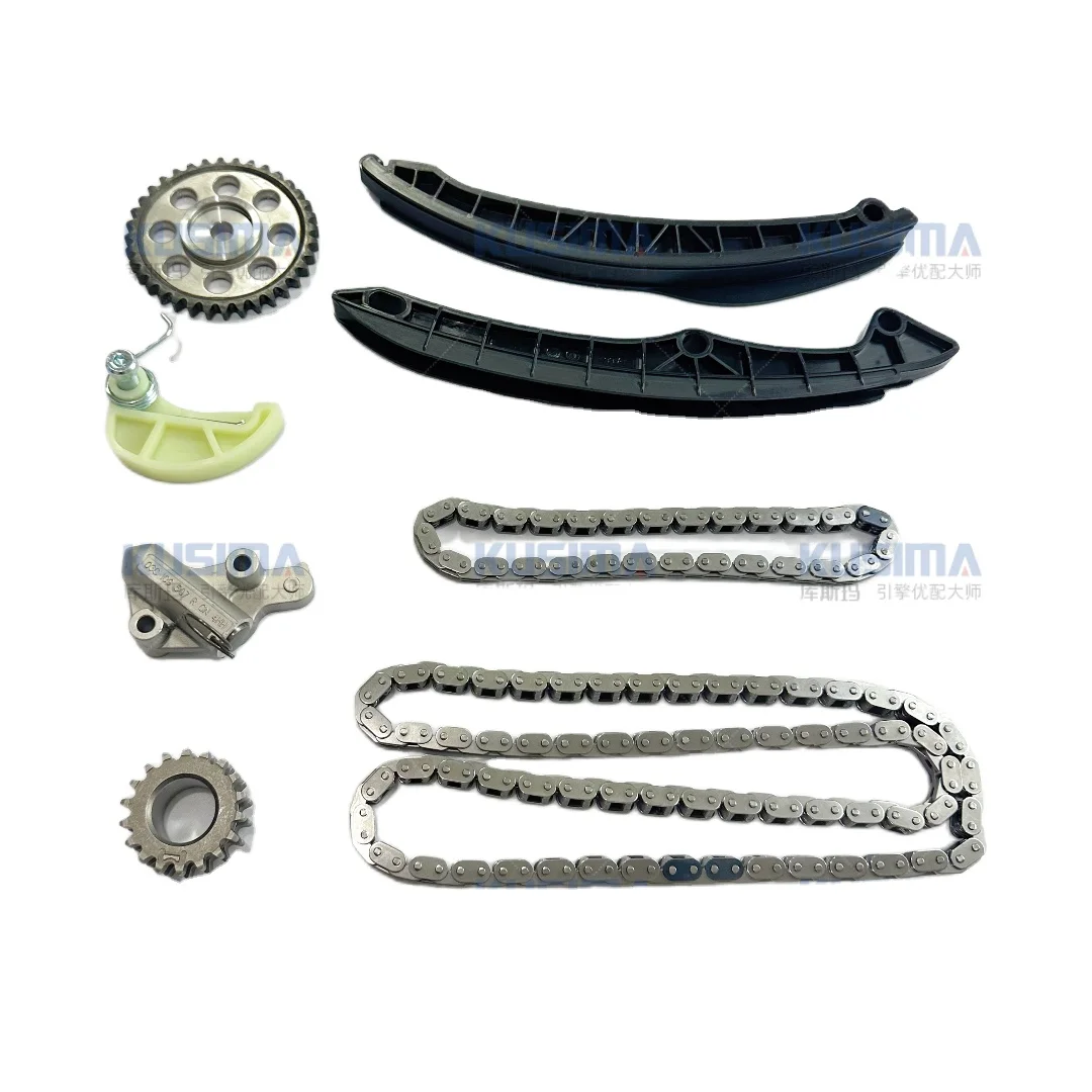 Kusima kit de corrente de distribuição ea111 para audi a1 skoda fabia vw touran tiguan 1.4t cfb cavd coa cth ctk 03c109158 03c115225b