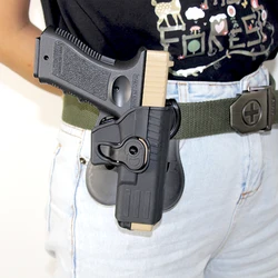 Left/Right Hand Glock Holster Case Gun Holster for Glock 17 19 22 26 31 Pistol Holsters Airsoft Hunting Case