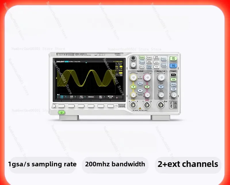 1G 200M bandwidth digital oscilloscope SDS1202/1104/1204/1102X-C