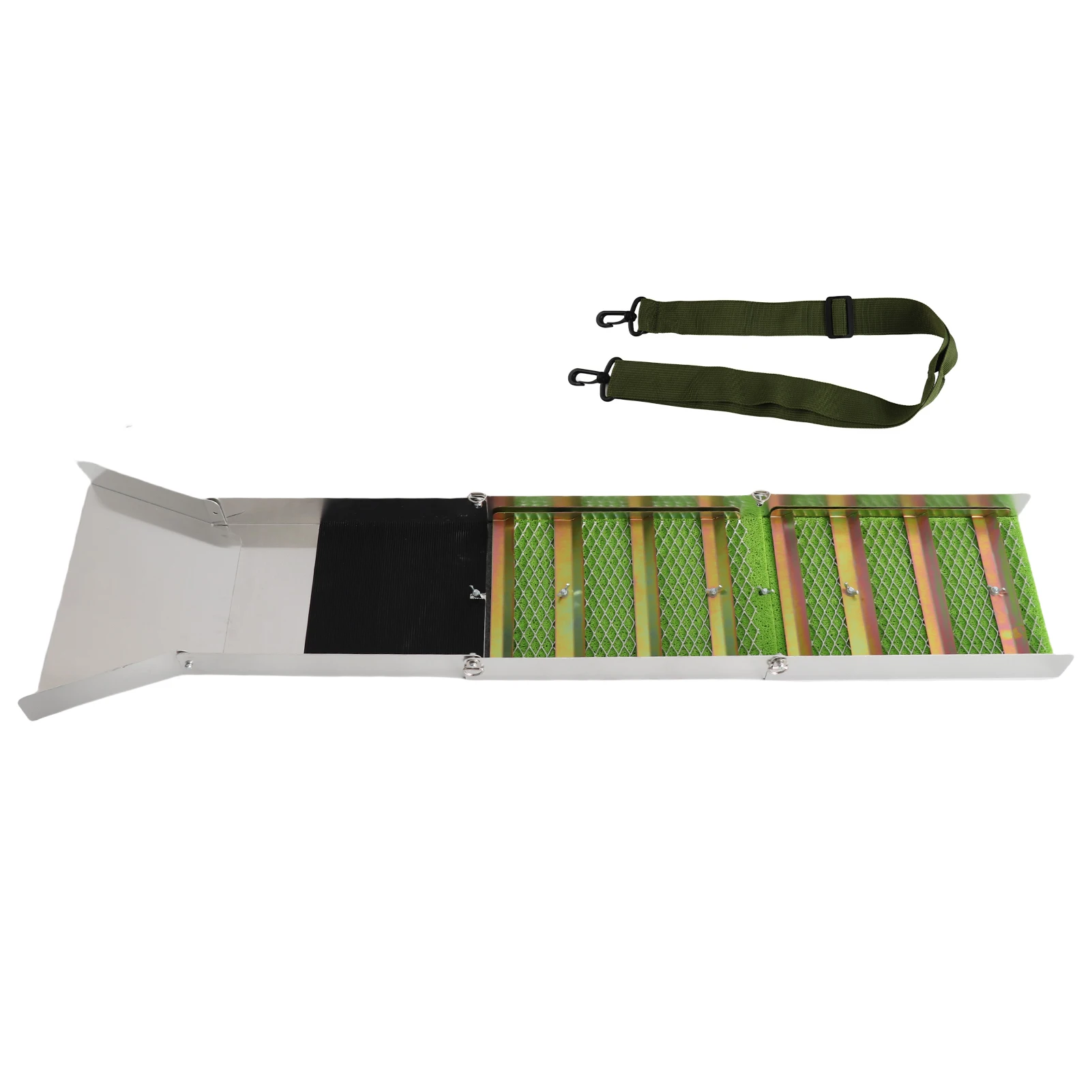 Gold Panning Tool Portable Sluice Box Foldable Design  Structure Lightweight Easy To Carry for Mining for Rivers Streams